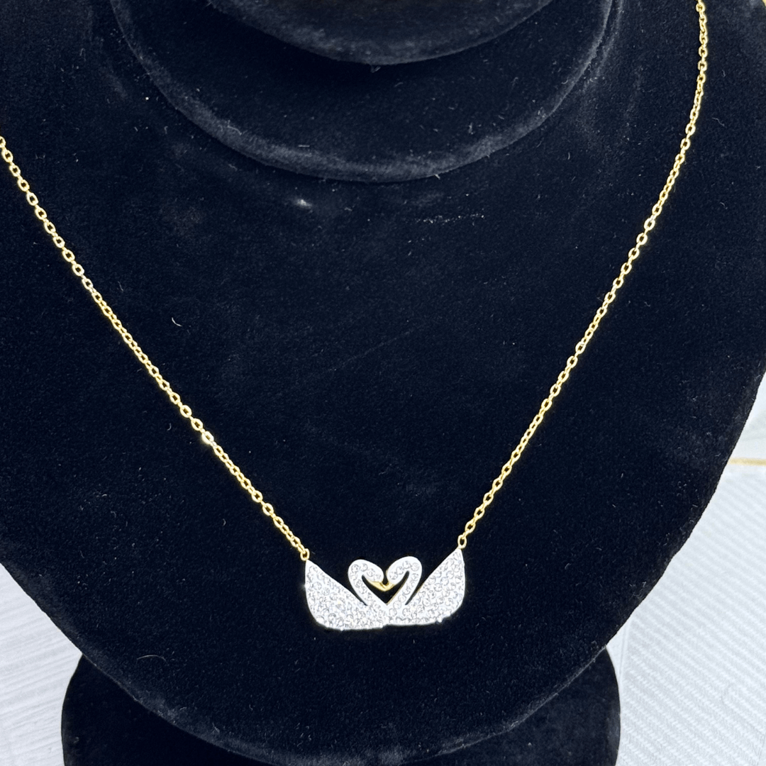 Dual Swan Pendant
