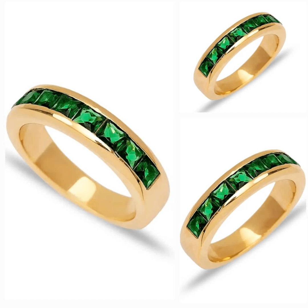 Emrald Ring Band
