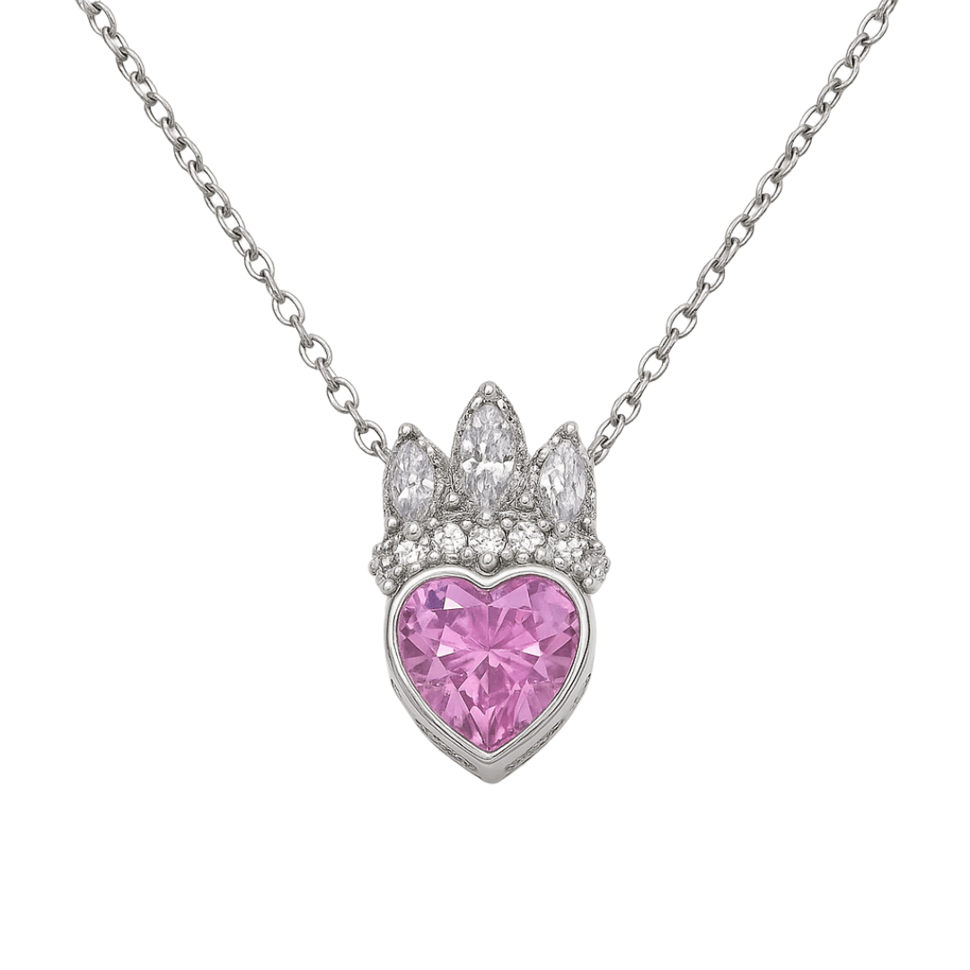 Lavender Heart Pendant