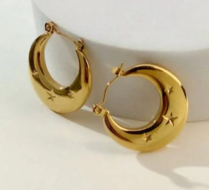 Stardust Hoops
