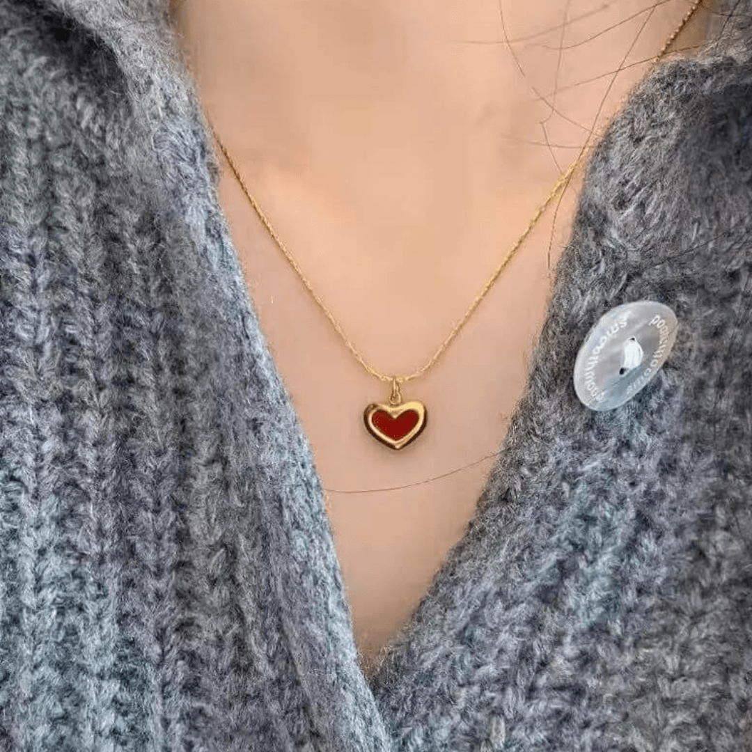 Classic Red Heart Pendant