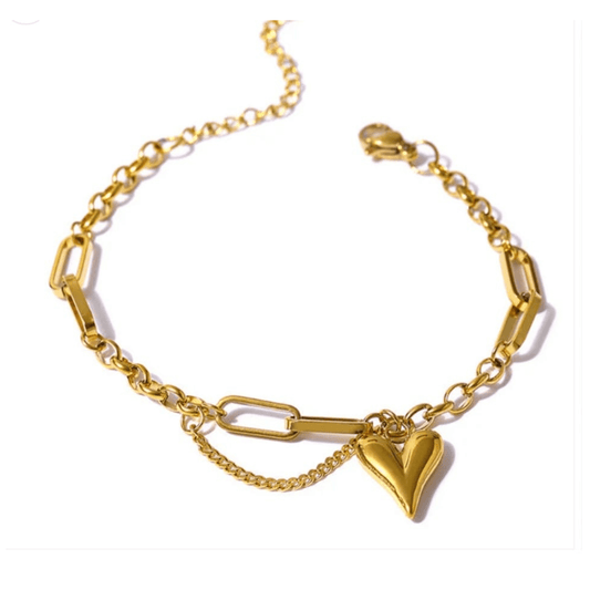 Chunky Heart Bracelets