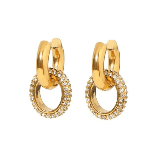 Amber hoops