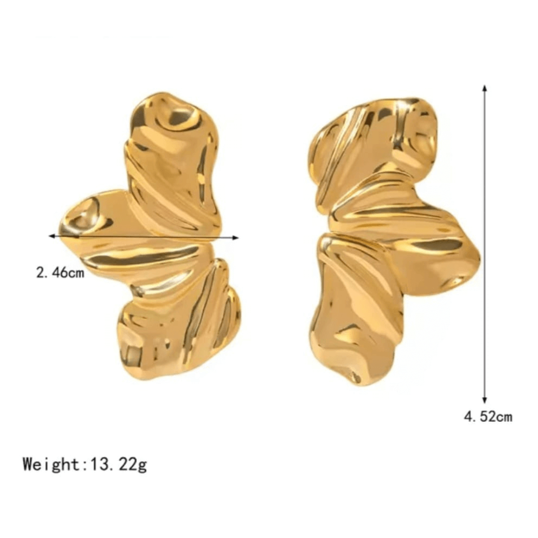 Half Petal Earring