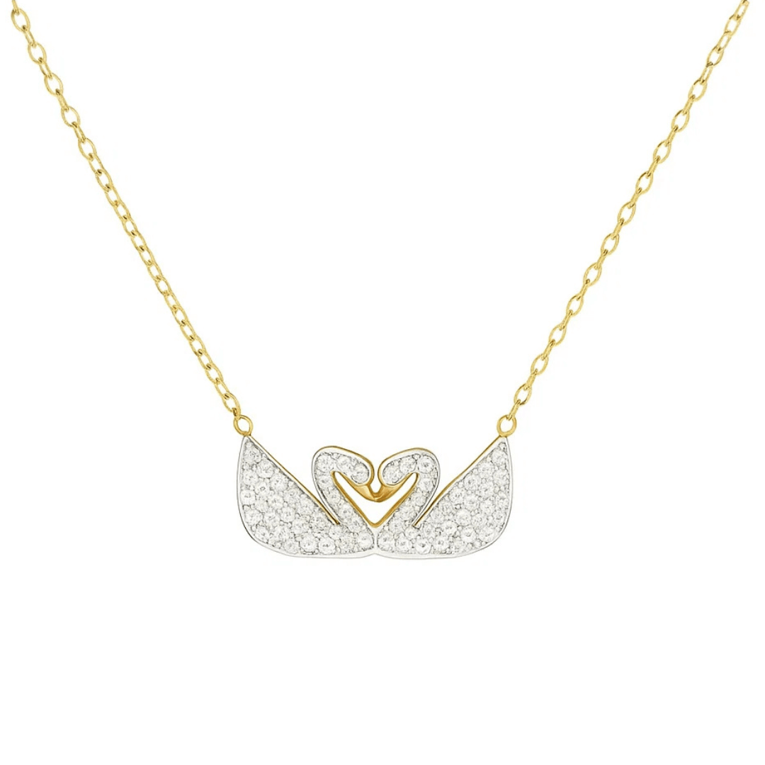 Dual Swan Pendant