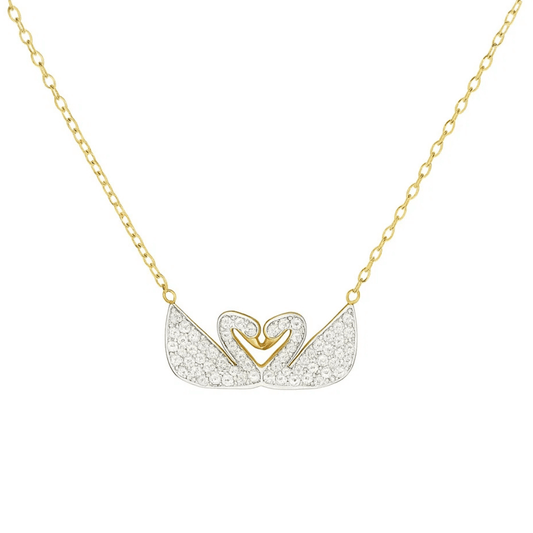 Dual Swan Pendant