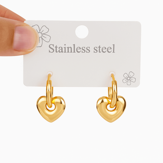 Loop Heart Earing