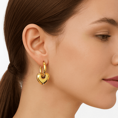 Loop Heart Earing