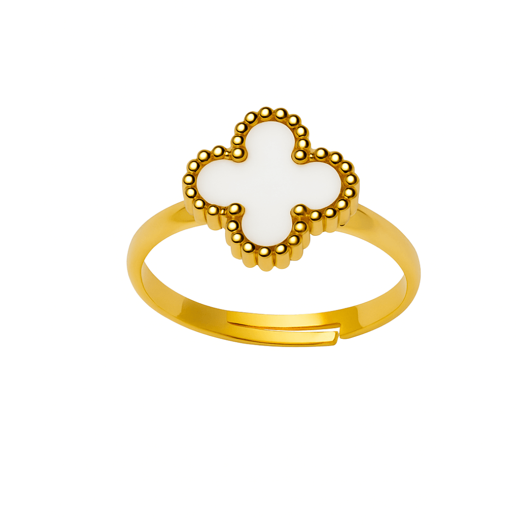 White Clover Ring (Adjustable)