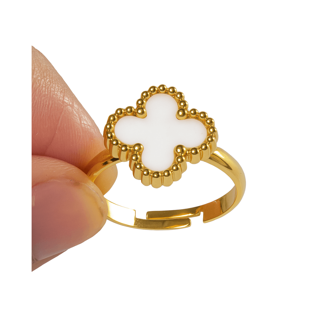 White Clover Ring (Adjustable)