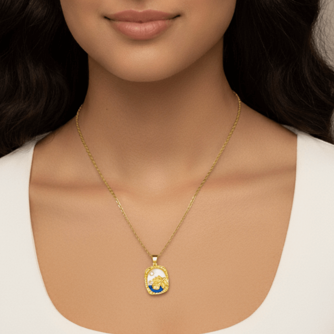 Marlowe Pendant (Hand Paninted)