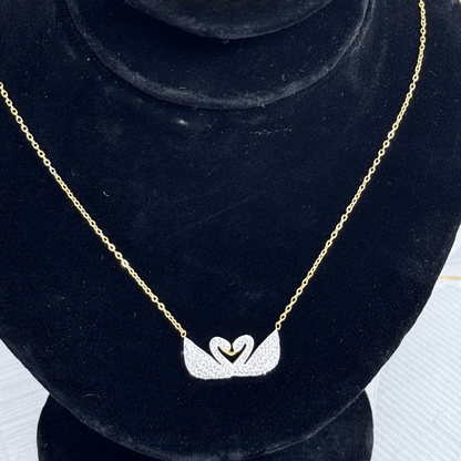 Dual Swan Pendant