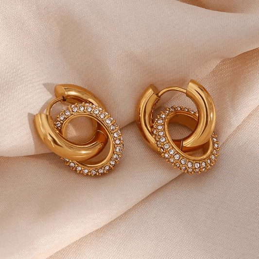 Amber hoops