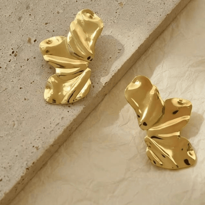 Half Petal Earring