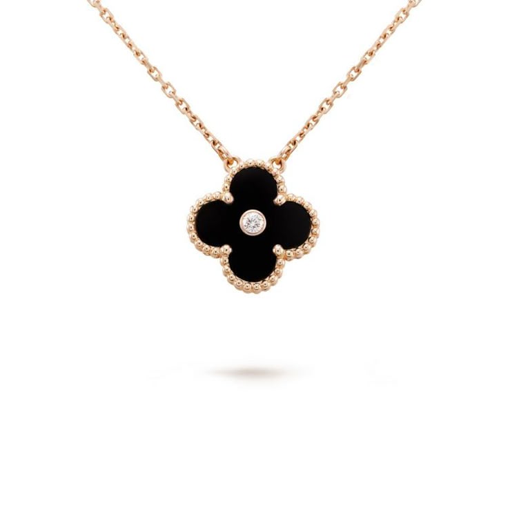 Crown Black Pendant