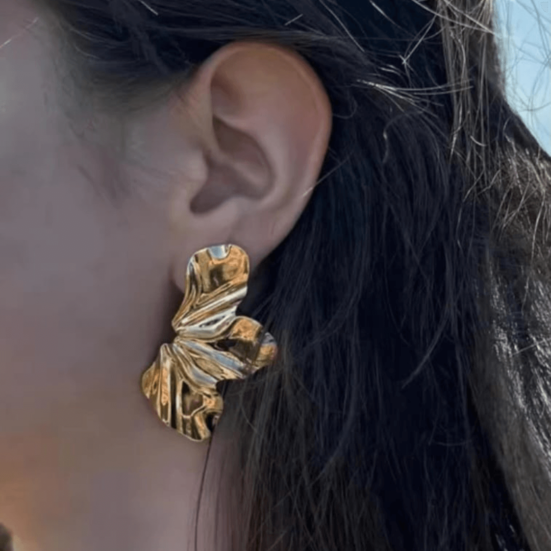 Half Petal Earring