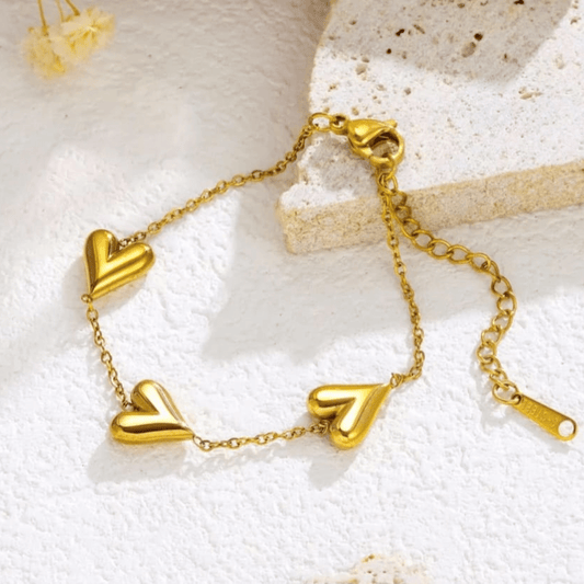 Trio Heart Bracelets