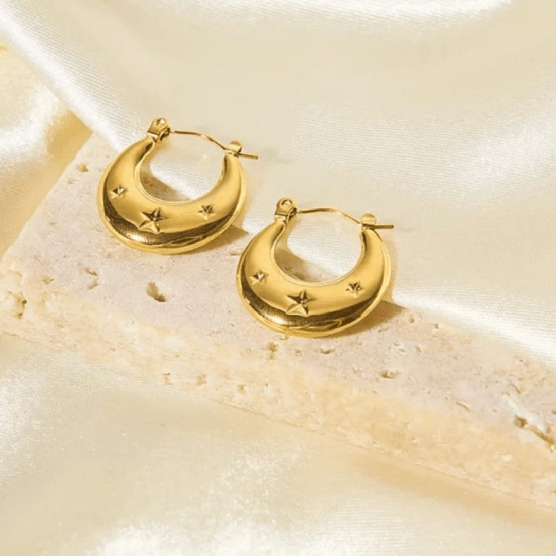 Stardust Hoops