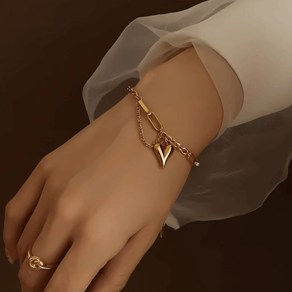 Chunky Heart Bracelets