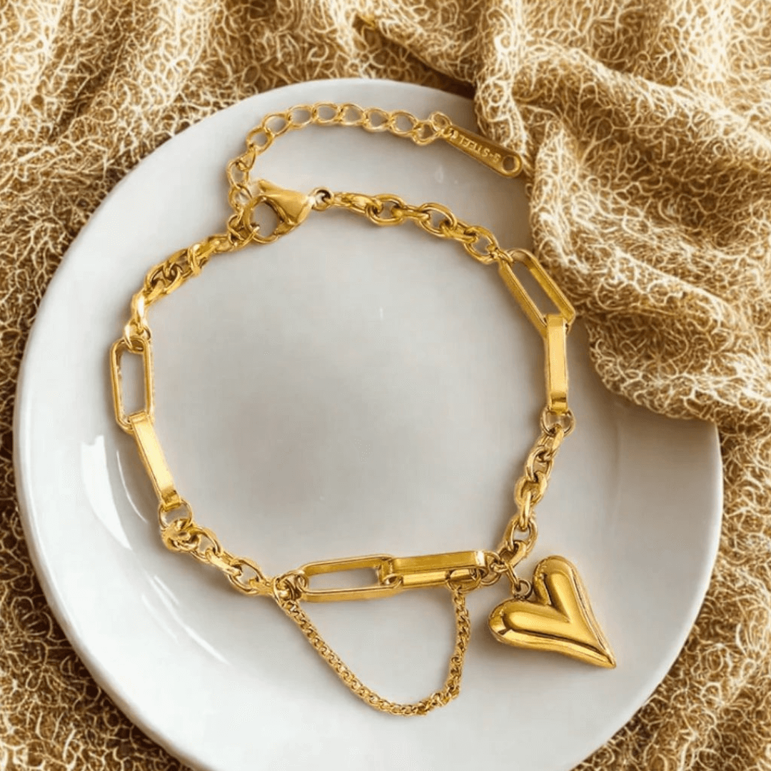 Chunky Heart Bracelets