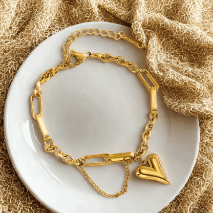 Chunky Heart Bracelets