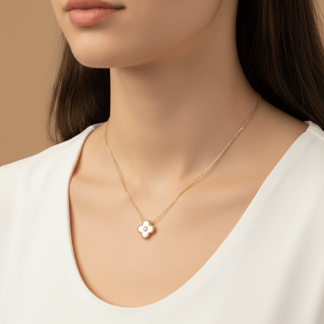 Crown White  Pendant