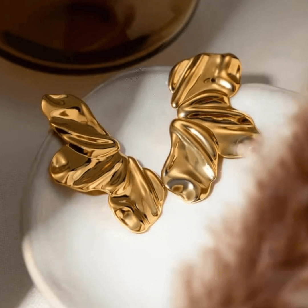 Half Petal Earring