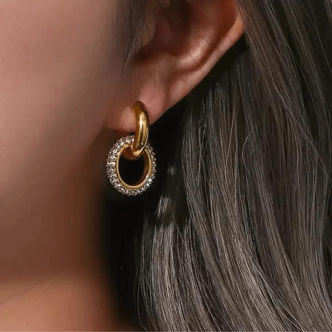 Amber hoops