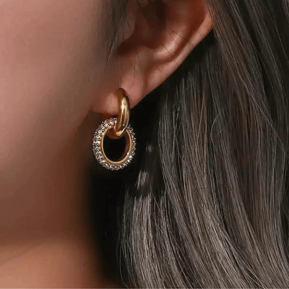 Amber hoops