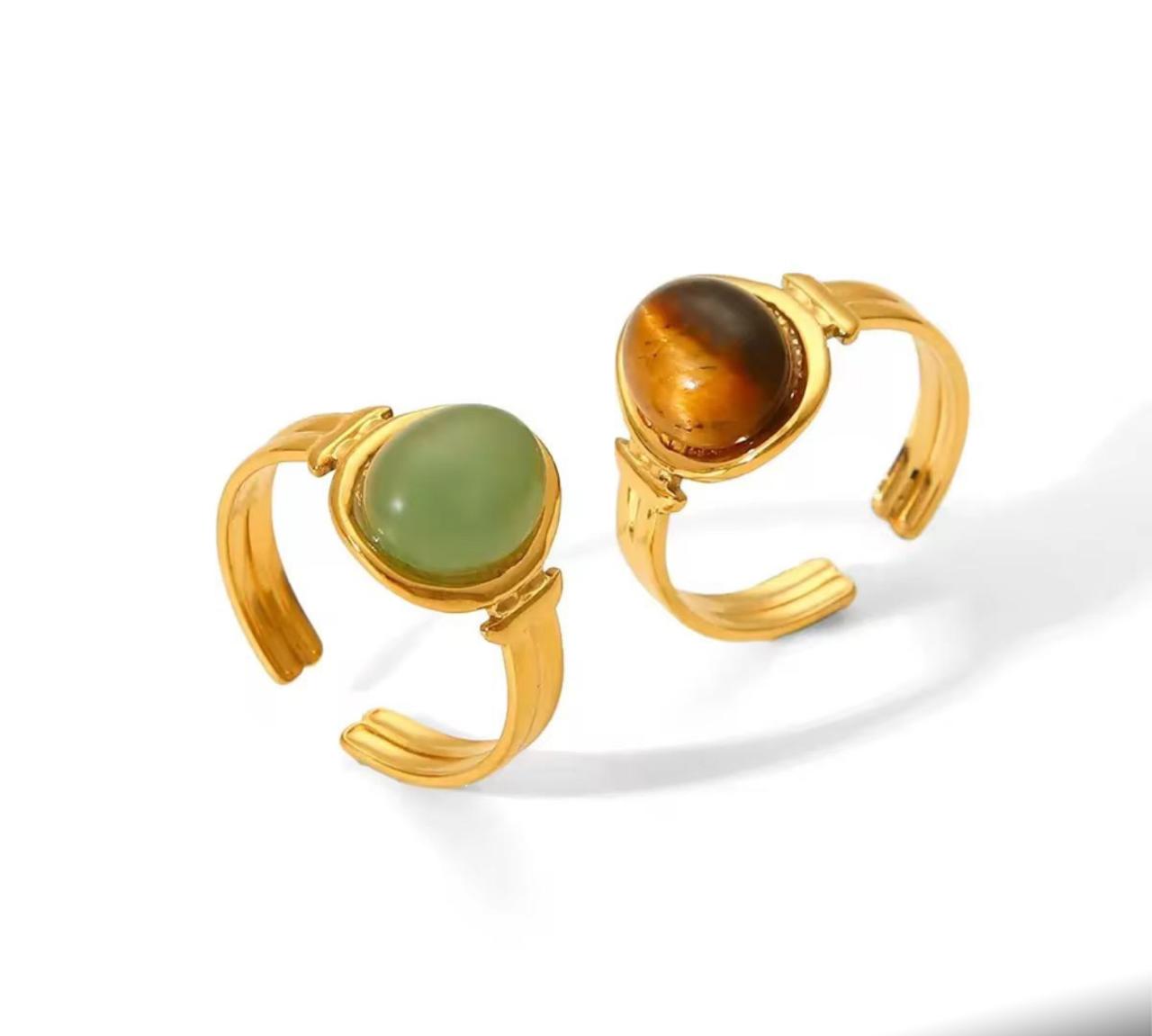 Green Radiance Ring (Adjustable)