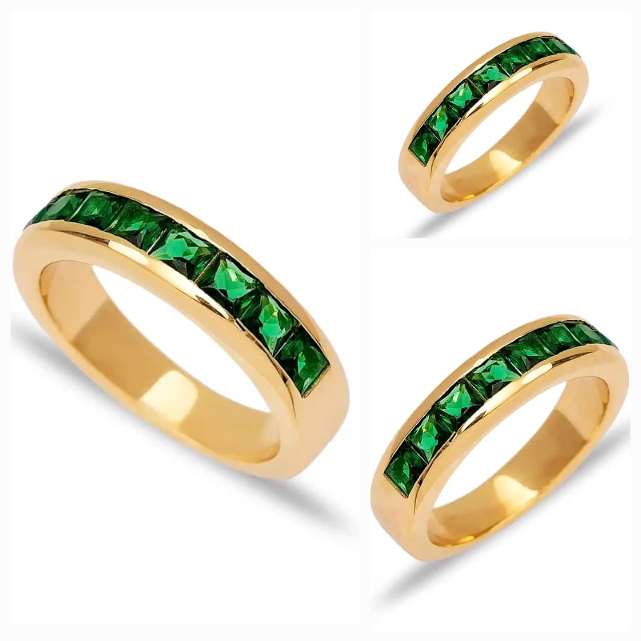 Emrald Ring Band
