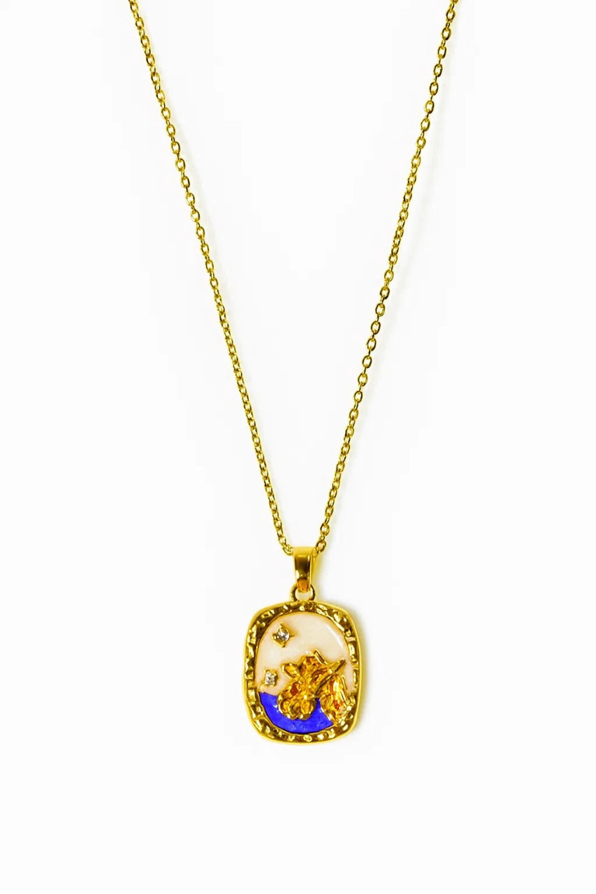 Marlowe Pendant (Hand Paninted)