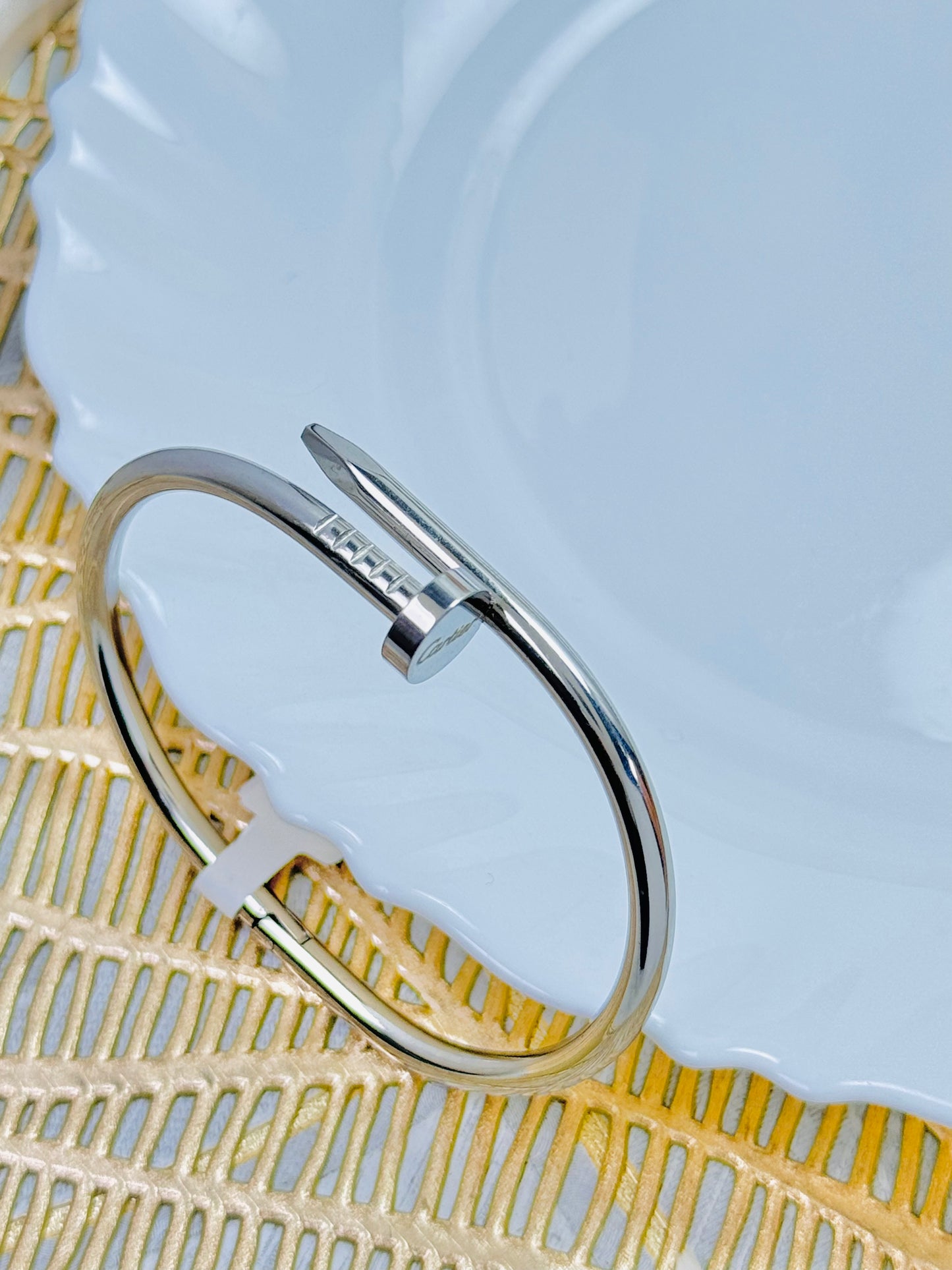 Silver Nail Handcuff