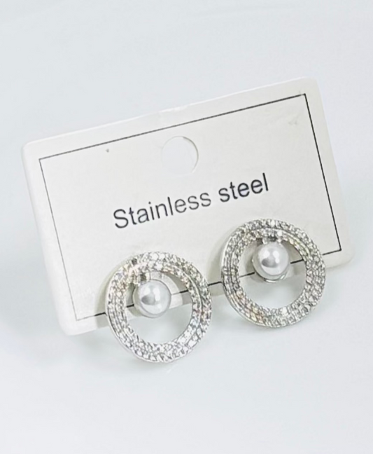 Silver Gleam Stud