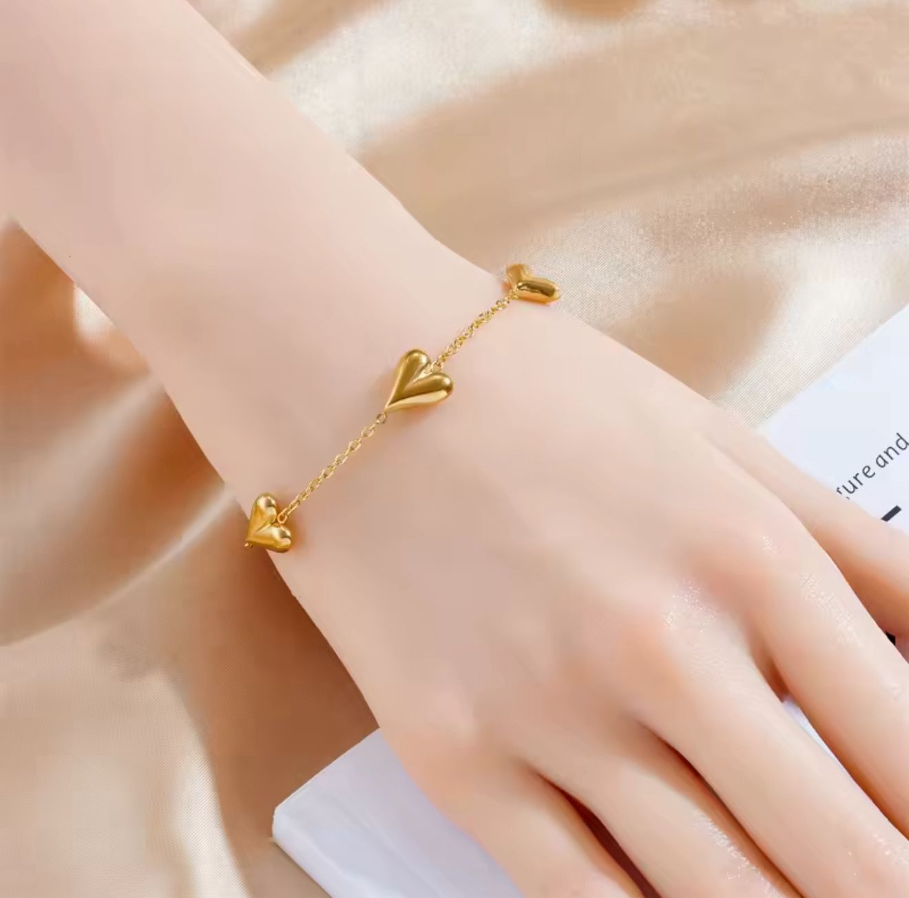 Trio Heart Bracelets