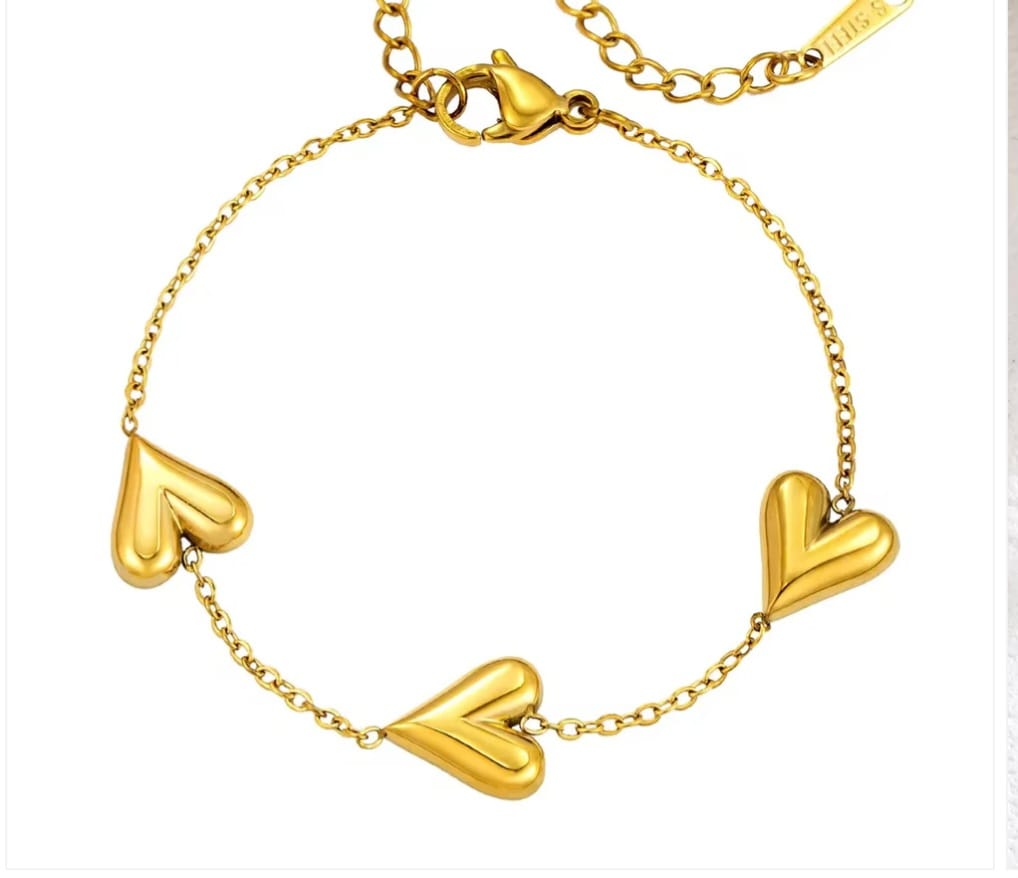 Trio Heart Bracelets