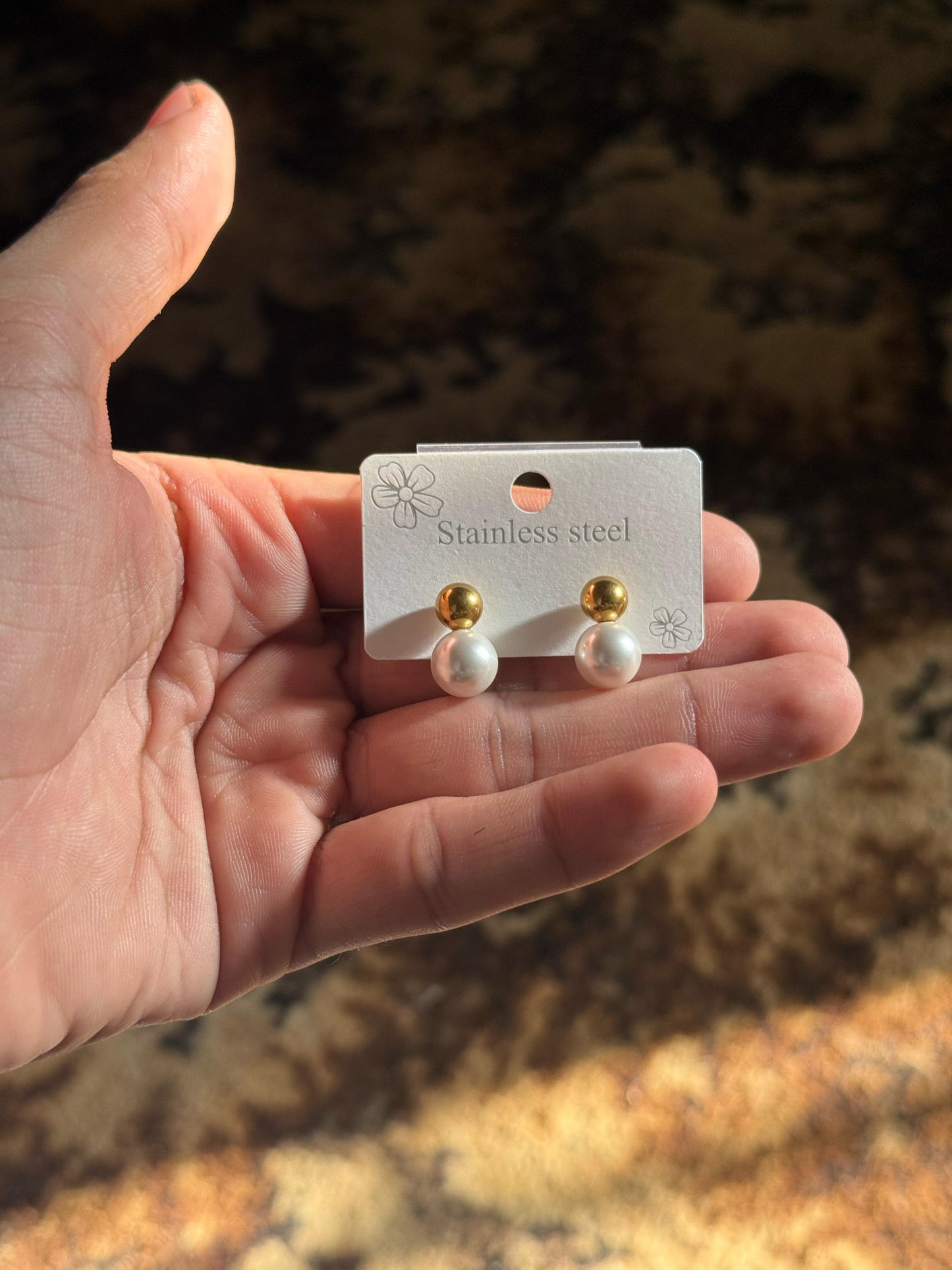 Pearl Drop Stud