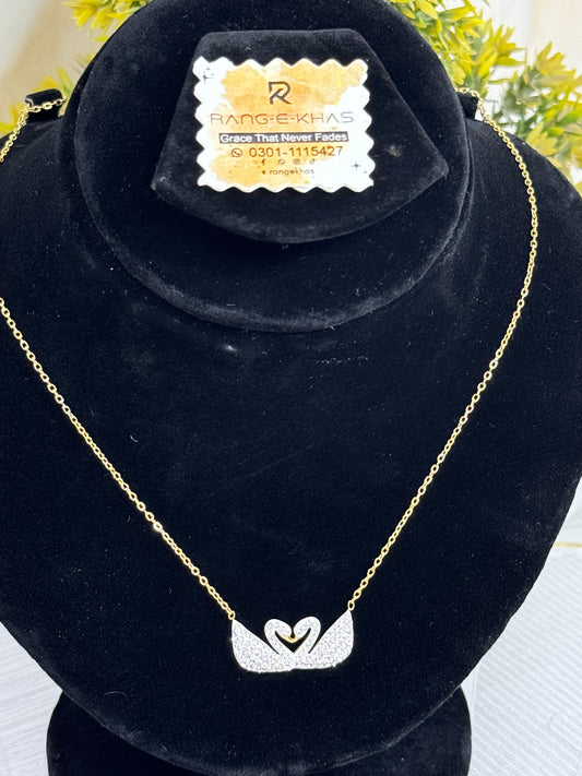 Dual Swan Pendant